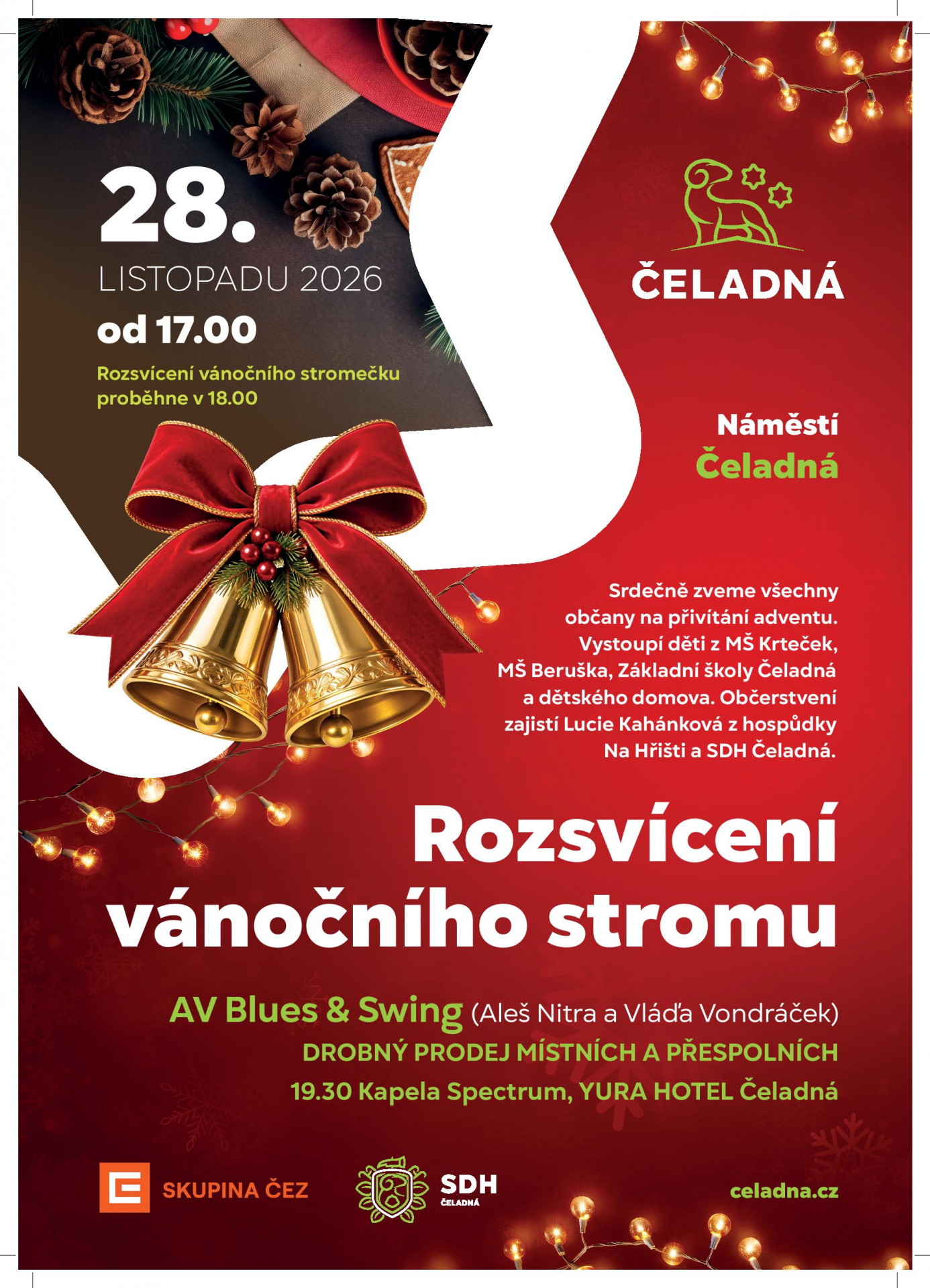 Rozsvícení vánočního stromu