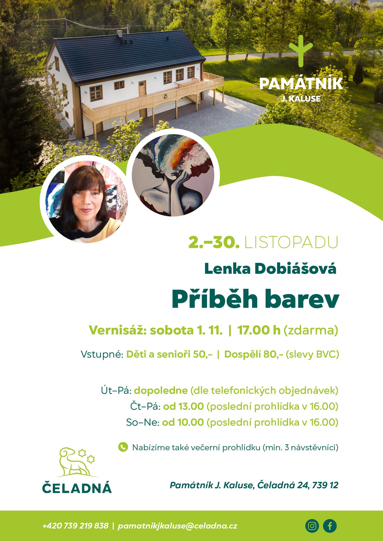 Výstava obrazů – Příběh barev