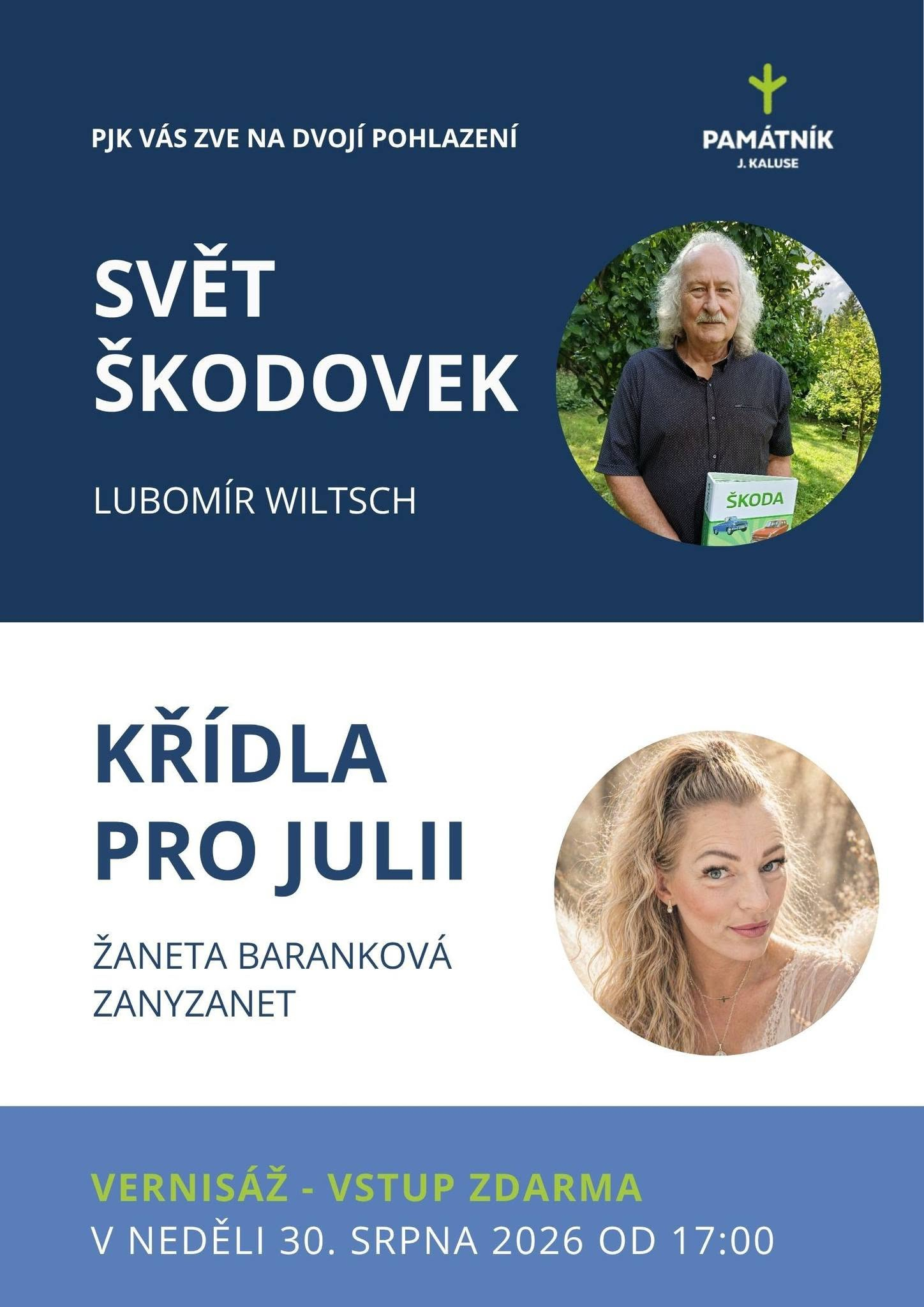 Výstavy Svět škodovek a Křídla pro Julii