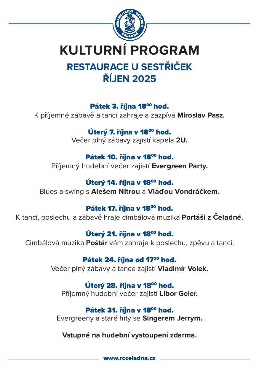 Kulturní program RC Čeladná